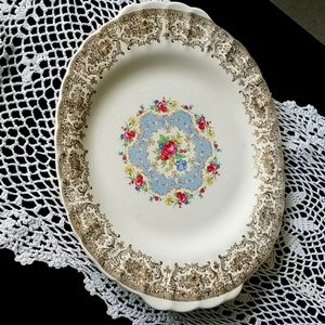 LIMOGES Platter 9 1/2" Lyric 22k GOLD Trim